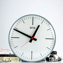 Modern Gray Clock - Wall Clocks