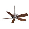 Timeless 54" Indoor Ceiling Fan, Pewter