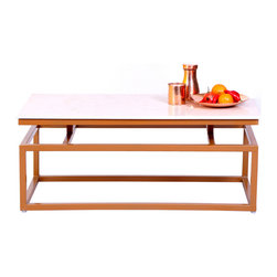 Rosa Marble Coffee Table - Coffee Tables