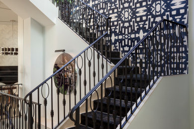 Staircase - eclectic staircase idea in Miami
