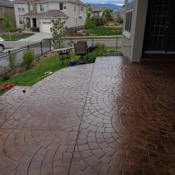 Bourne - Stamped concrete
