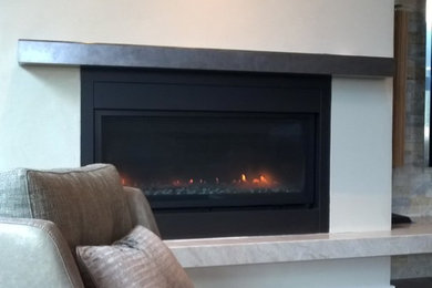 Inspiration for a modern living room remodel in Houston