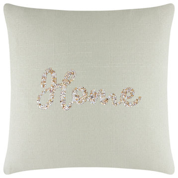 Sparkles Home Shell Home Pillow - 20x20" - Linen