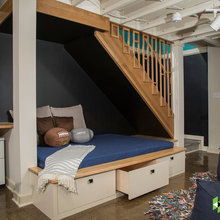 Reading Nook - Under Stairs In Basement