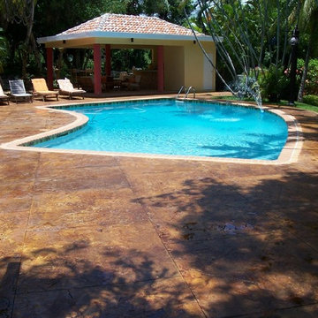 Outdoor Decorative Concrete