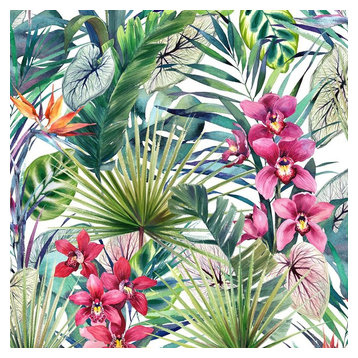 Aloha Tropical Multi Wallpaper, 20x396