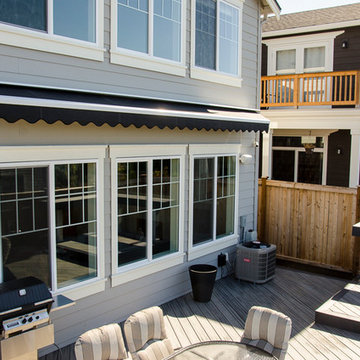 Rainier Shade Retractable Awning over Patio in Kirkland
