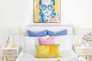 Inspiration for a contemporary bedroom remodel in Toronto