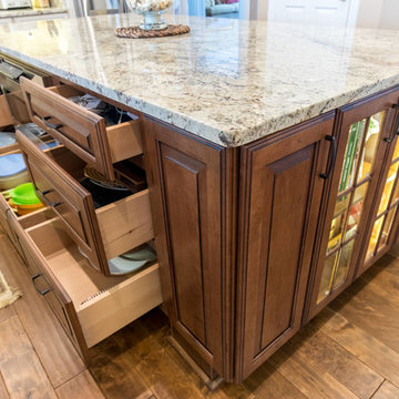 Ivory Brown Granite Countertop Installation in Clifton
