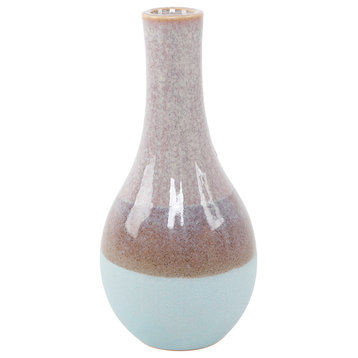 9" Ceramic Two-Tone Vase