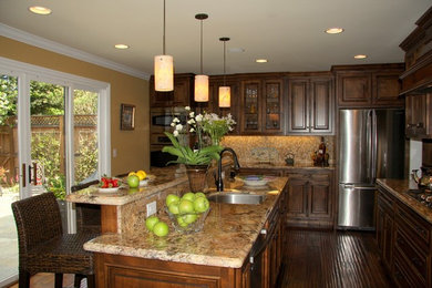 Elegant kitchen photo in Other