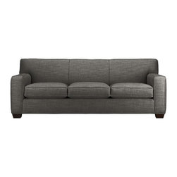 Crate & Barrel Dark Grey Couch - Sofas