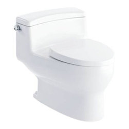 INAX Napa Single Flush 1.28GPF High Efficiency One-Piece Toilet NC-440S-US - Toilets