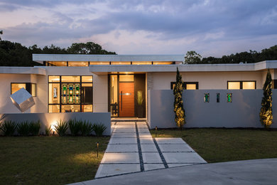 Minimalist home design photo in Tampa