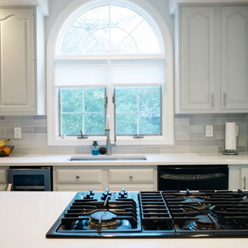 Before and after Kitchen Remodeling Project in McLean, Virginia