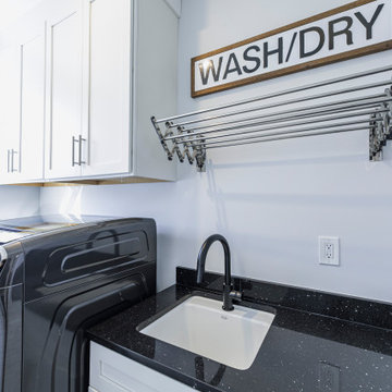 Laundry Room with Drying Rack