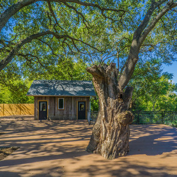 The Grove Round Rock Deck (TimberTech)