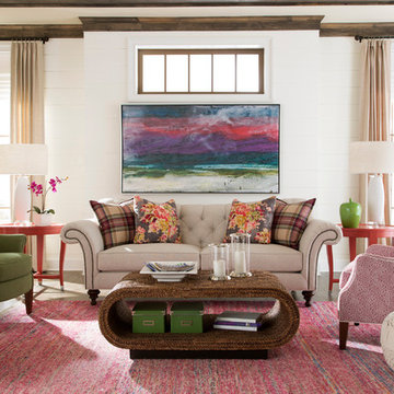 Transitional Living Room