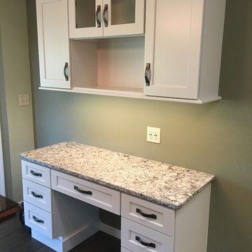 Stunning Off White Kitchen and Desk