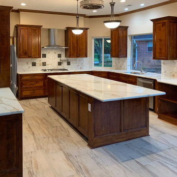 Linden Court - Kitchen, Butler's Pantry, and TV Center