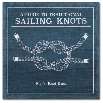 Mary Urban 'Vintage Sailing Knots III' Canvas Art, 18x18