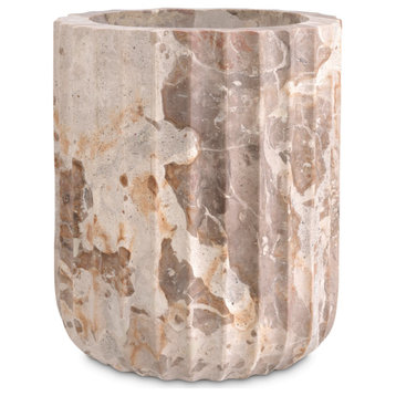 Brown Marble Decorative Vase | Eichholtz Nava