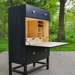 Modern Secretary Desk - Desks And Hutches