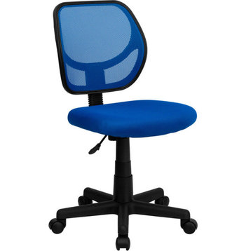 Low BackMesh Swivel Task Chair, Blue