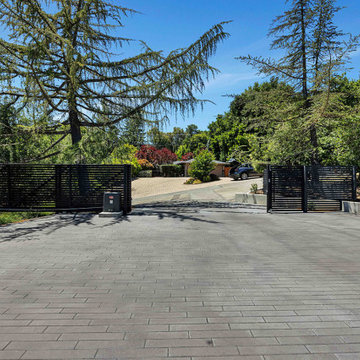 Custom Automatic Cantilever Gate Installation in Los Altos Hills