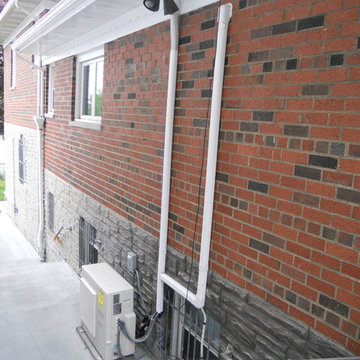 Ductless Air conditioning inside unit and outside unit pictures