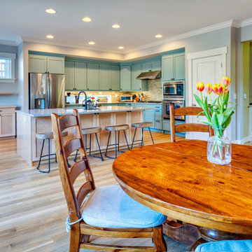 West Woodland Kitchen in Teal
