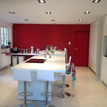 mise en peinture d'une cuisine
