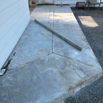Brookswood Outdoor Walkway Concrete To Tile