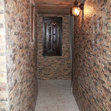 Stone hallway