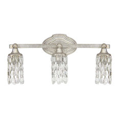 Capital Lighting Blakely 8523AS-CR 3 Light Vanity - Antique Silver