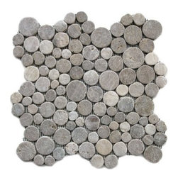 Exotic Glass STO 172 Powder Grey Halo - Tile