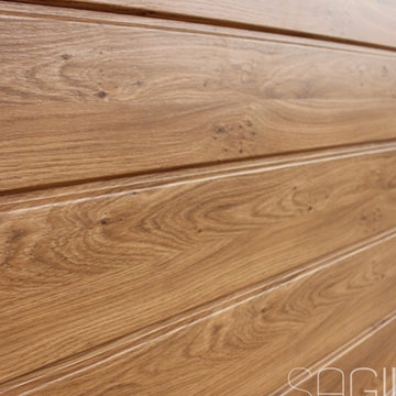 Knotty Maple Exterior Siding Application