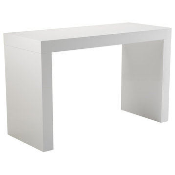 Faro C, Shape Counter Table, White