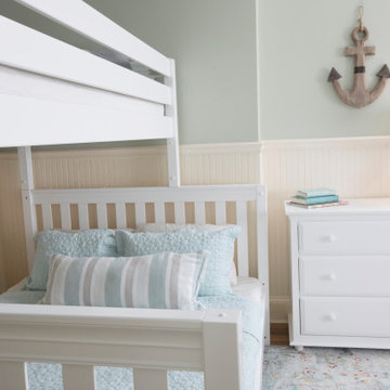 Twin XL over Queen Bunk bed for a Beach Cottage