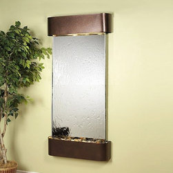 Cascade Springs Indoor Fountains with Copper Vein and Silver Mirror - Products