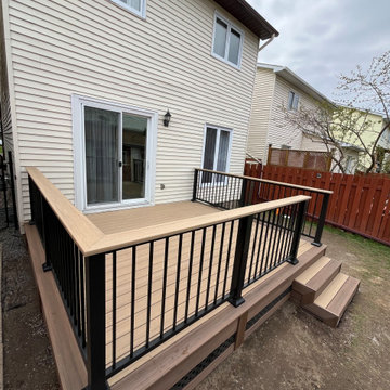 Azek Weathered Teak and English Walnut pvc