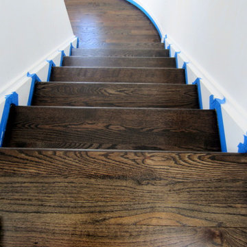 SAG HARBOR - HOME REMODEL! JACOBEAN/EBONY STAIN + BONA MEGA