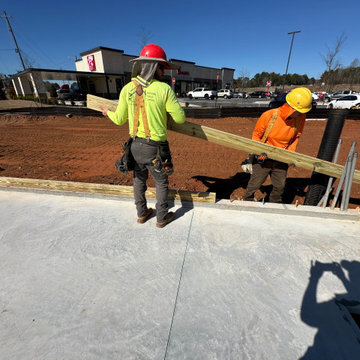Comercial - Taco bell Framing Construction.