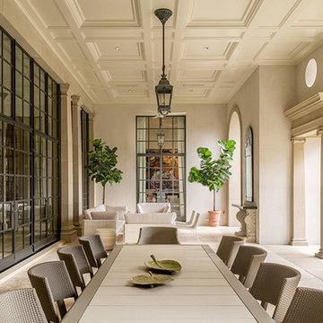 Urban Villa Rear Loggia Interior