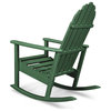 Polywood Classic Adirondack Rocking Chair, Green