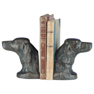 Setter Head Bookends