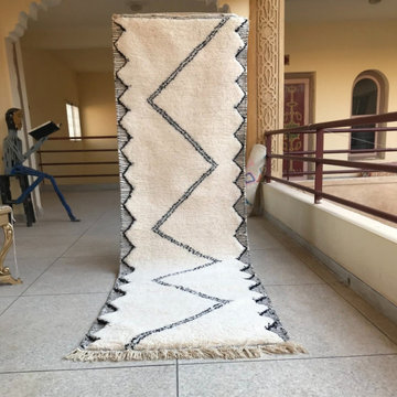 Stunning Moroccan Berber Hallway Runner Rug