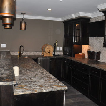 Basement Bar and Bathroom in Harford County, MD