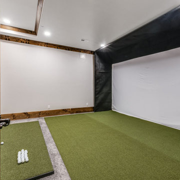 Cellar and Golf Simulator Build Out