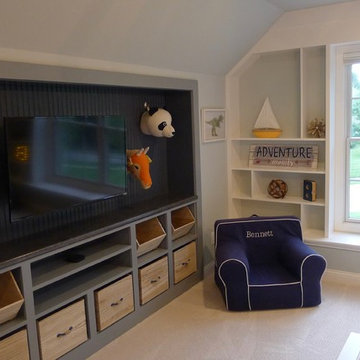 Boys bedroom with playroom